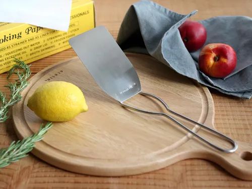 Miniatura 3 de Ateco Espátula para galletas de acero inoxidable, 11 pulgadas, color plateado