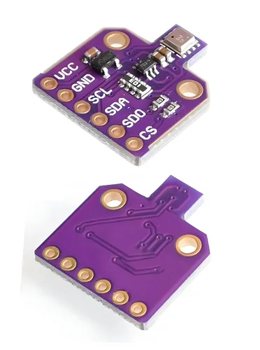 Miniatura 2 de Módulo de sensor de presión de temperatura y humedad BME680 CJMCU-680, gas de baja potencia, sensor de presión ultrabaja, placa de desarrollo