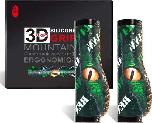 Miniatura 14 de Chooee Agarres ergonómicos para bicicleta de montaña, agarres de silicona para manillar de bicicleta MTB/BMX.