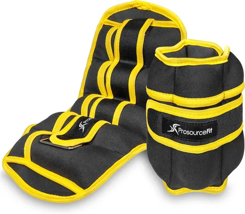Miniatura 12 de ProsourceFit Ankle/Wrist and Arm/Leg Weights Set of 2, Adjustable Strap 1 lb-5 lb, Adjustable Weight 15 lb, 10 lb, 7 lb for Men and Women Gris Adj