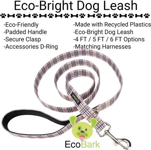 Miniatura 133 de EcoBark Correa para Perro - Correas Cómodas y Reflectantes con Asa Acolchada - Fuerte y Duradera de Alta Resistencia - Entrenamiento y Tiro