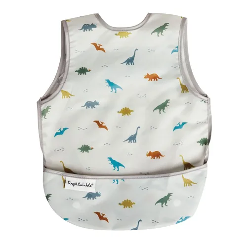 Miniatura 37 de Tiny Twinkle - Babero a prueba de desordenes para bebés varones Babero impermeable para niños pequeños para comer Delantal para bebé para Space