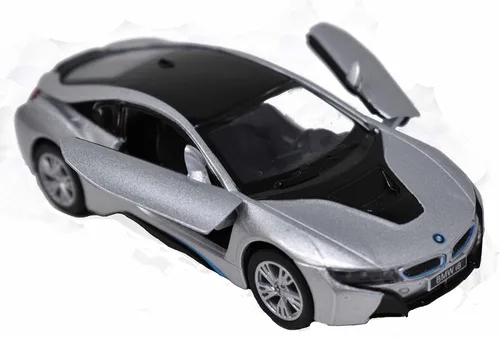 Miniatura 2 de Coches de acción para tirar hacia atrás (i8 azul)
