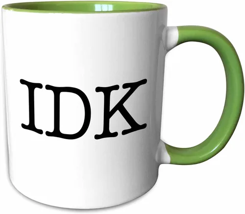 Miniatura 10 de 3dRose Idk - Taza de dos tonos, 11 onzas, multicolor 2-Varios
