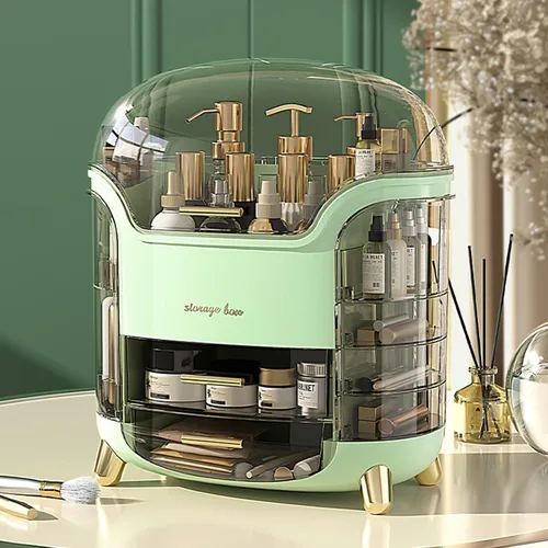 Miniatura 2 de Omeily Organizador de Maquillaje Grande Mejorado Organizador de Tocador de Encimera Organizador de Cosméticos Caja de Almacenamiento de Maquillaje
