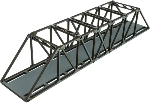 War World Scenics - Puente de viga de MDF de calibre N de una sola vía (7.874 in) (elige color) - Escala de modelado ferroviario Modelo ferroviario