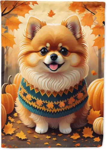 Miniatura 84 de Caroline's Treasures DAC1001GF Affenpinscher - Bandera decorativa para jardín de otoño, decoración para patio exterior, patio, parterres