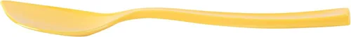 Miniatura 12 de Restaurantware Cucharas de postre de 4.5 x 1 pulgada, 500 cucharas de degustación desechables, asas resistentes, cucharas de plástico amarillo bebé