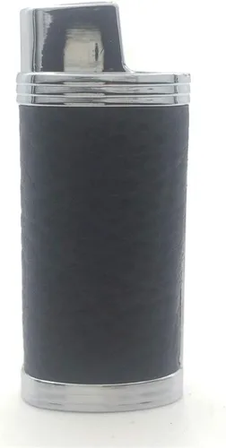 Miniatura 9 de Funda de cuero de metal para encendedor BIC Mini J5 Negro