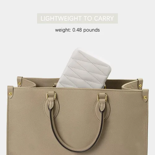 Miniatura 6 de KAMIER Organizador de joyas de viaje cajas de joyería portátiles de cuero acolchado con diamantes para mujeres y niñas organizador pequeño