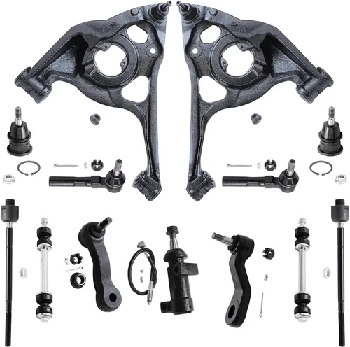Miniatura 18 de Detroit Axle - Kit de suspensión delantera de 12 piezas para Mercury Grand Marquis Ford Crown Victoria Town Car 2003-2011, 2 brazos de control