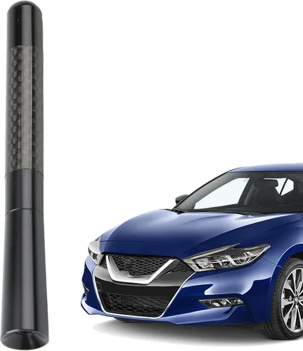 Anina Antena de fibra de carbono de 4.7 pulgadas para Nissan Pathfinder Rogue 350Z 370Z Murano AM FM Radio Stubby 1998-2022 Mástil aéreo para