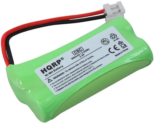 Miniatura 3 de HQRP Batería de teléfono inalámbrica compatible con VTECH BT183348 BT283348 89-1326-00-00 89-1300-00-00 8913260000 89-1300-01-00 89-1330-01-00