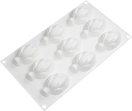 Miniatura 6 de mostsom Moldes de panadería con forma de cardo Molde de silicona para hornear para pastelería Forma de pastel para magdalenas Molde de donas Molde