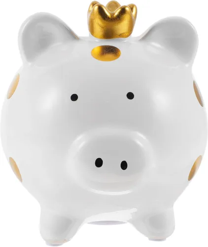 Miniatura 10 de Alcancía de cerámica con diseño de cerdo para adultos, hucha para adultos, hucha para abrir monedas, de cerámica, para niños y niñas, color rosa