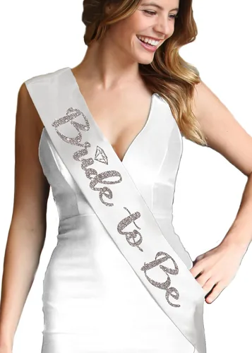 Miniatura 3 de Bachelorette Party Sashes Black - BRIDAL GRADE SATIN Bride to Be Sash - Funny Lingerie Shower Gifts Juego de 2 piezas: Negro2