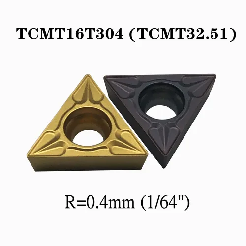 Miniatura 3 de 21 piezas TCMT32.51 TCMT16T304 Insertos de torneado de carburo Insertos de repuesto para soporte de herramientas de espuma con tornillos hexagonales