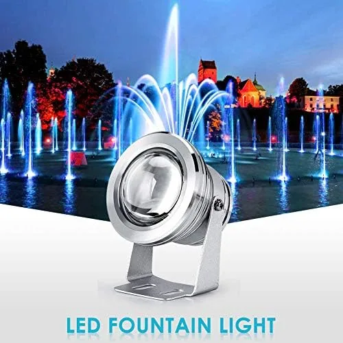 Miniatura 5 de Luces LED subacuáticas IP68, foco sumergible que cambia de color, luz de piscina subacuática, lámpara de inundación para fuente, estanque, jardín