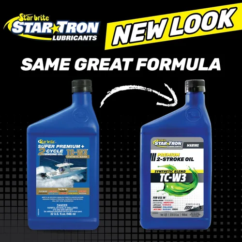 Miniatura 5 de STAR BRITE Super Premium+ Aceite de motor TC-W3 de mezcla sintética de 2 ciclos, para todas las marcas y modelos de motores fuera de borda