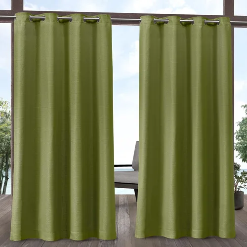 Miniatura 16 de Exclusive Home Aztec - Par de paneles de cortinas para interiores y exteriores con ojales, 54x96 pulgadas, Azure