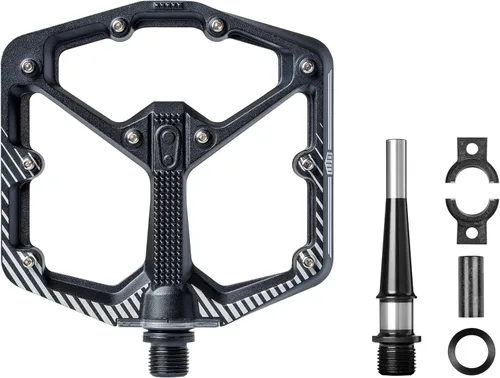 Miniatura 4 de Crankbrothers Stamp Pedales Planos MTB - Pedales de Bicicleta Ligeros, Versátiles y Duraderos de Tamaño Específico 2-Negro y blanco