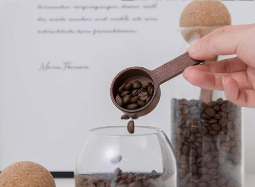 Miniatura 4 de Cucharas de café, cucharada de abla, cuchara de café molido, medición para granos molidos o té, agitador de mezcla de cocina de sopa, utensilios