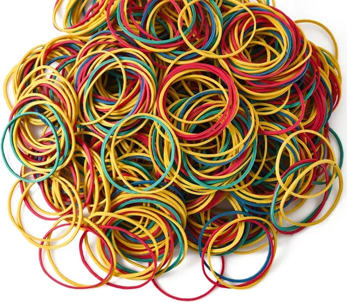 Miniatura 2 de 600 bandas de goma pequeñas de 1 pulgada, bandas elásticas de goma de uso general, bandas elásticas resistentes para el hogar, oficina, escuela