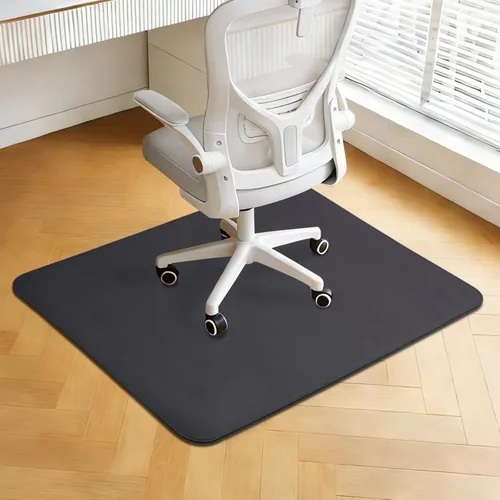 Tapete para silla de oficina para suelo de madera dura, 36 x 48 pulgadas, antideslizante, tapete para silla rodante, protector de suelo resistente