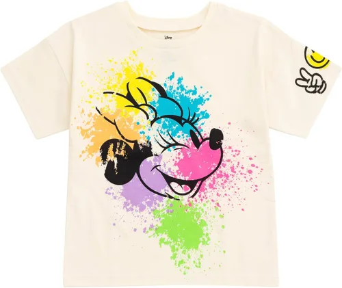 Miniatura 2 de Disney Minnie Mouse Lilo & Stitch Princess Winnie the Pooh - Conjunto de camiseta y pantalones cortos de rizo francés para bebé a niño grande