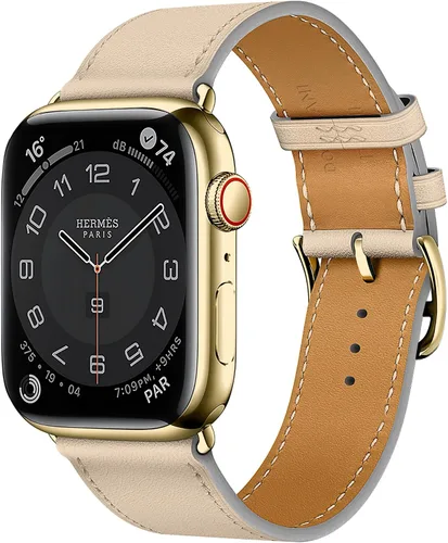 Miniatura 39 de LB1 - Correa de cuero para Apple Watch para mujeres y hombres, SE Ultra 2 de 1.575 in 1.732 in 1.811 in 1.654 in 1.772 in 1.614 in 1.496 in 1.929 in