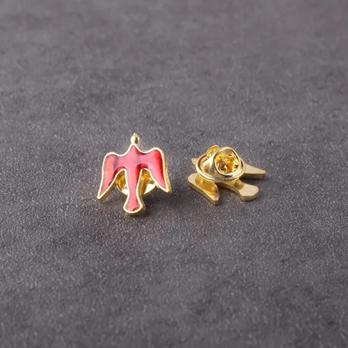 Miniatura 2 de Luomu 6 juegos de alfileres de solapa de paloma de la paz, regalos de primera comunión, católico de 34 pulgadas para niñas y niños Ministro