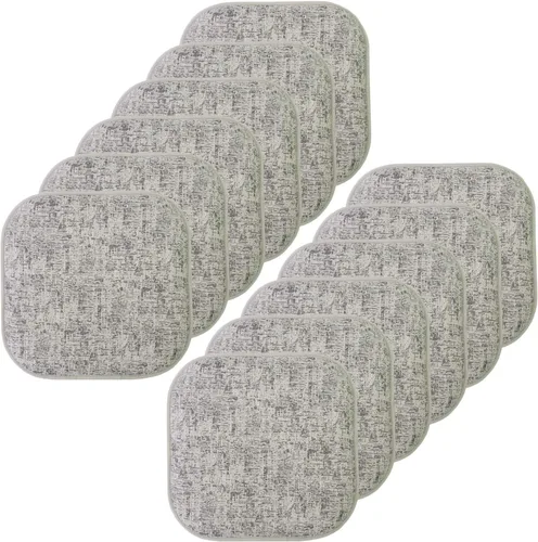 Miniatura 81 de Sweet Home Collection Cojines de espuma viscoelástica para silla, antideslizantes, diseño de panal de abeja, 16 x 16 pulgadas, paquete de 2