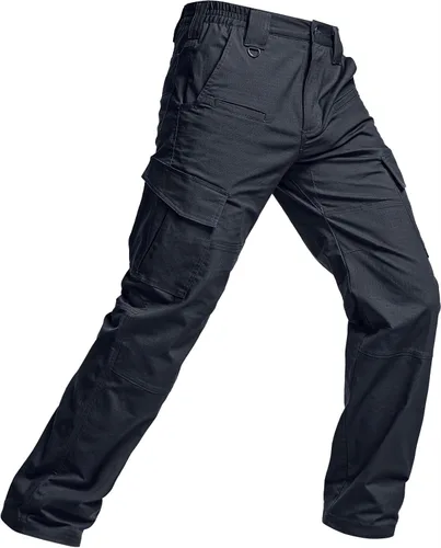 Miniatura 9 de CQR Men's Flex Ripstop Tactical Pants, Water Resistant Stretch Cargo Pants, Lightweight EDC Hiking Work Pants