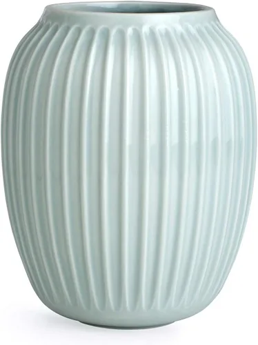 Miniatura 12 de Kahler Hammershoi - Jarrón de porcelana acanalada blanca, 4.1 pulgadas
