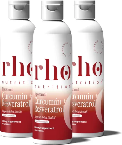 Miniatura 10 de Rho Nutrition Curcumina liposomal + resveratrol (paquete de 1) – Suplemento de curcumina líquida de ultra alta absorción – Promueve la comodidad