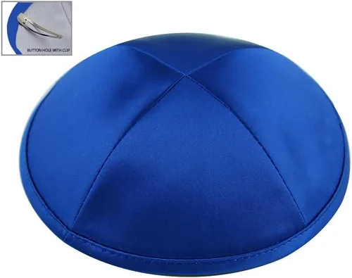Miniatura 24 de Zion Judaica Deluxe Satin Kippot Bulk Packs Kippas o Kippa Individual Incluye Clips Kipa Gratis