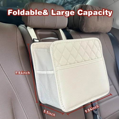 Miniatura 3 de Witaxima Organizador de asiento trasero de automóvil mejorado con bolsillos de almacenamiento, organizador multiusos para colgar del automóvil