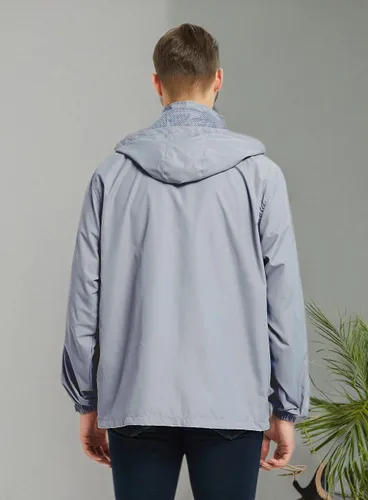 Miniatura 11 de Chaqueta impermeable cortavientos ligera para hombre con capucha extraíble