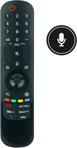 Miniatura 2 de Reemplazo de voz remoto aplicable para LG TV 50UQ7070ZUE 43UQ7070ZUD 55UQ7070ZUE 50UQ8000AUB 65NANO80AQA 86QNED90UQA 75QNED85UQA 28LM400B-PU