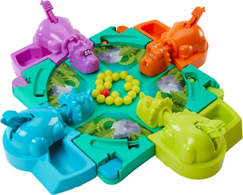 Miniatura 9 de Hasbro Gaming Hungry Hungry Hippos Dino Edition Juego de Mesa, Juego Preescolar para Edades de 4 Años en Adelante; para 2 a 4 Jugadores