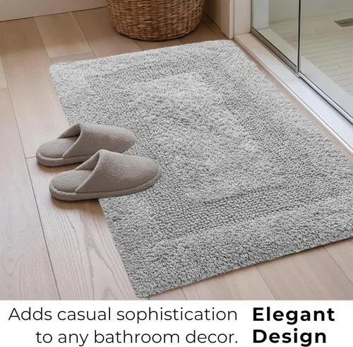 Miniatura 8 de Alfombra de baño diferente Gris claro