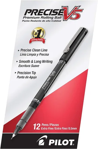 Miniatura 5 de Lapicera Roller Ball Pilot Precise V5., Negro