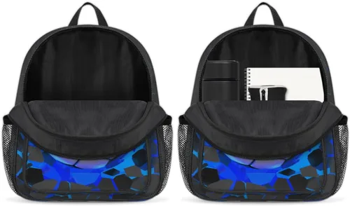 Miniatura 7 de Mochila para niños y niñas, mochila para jardín de infantes, guardería, preescolar, mochila escolar con correa para el pecho, Soccer, Classic