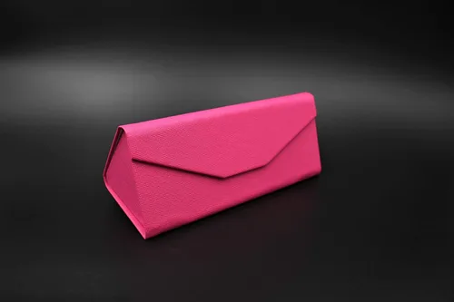 Miniatura 182 de Real Sic Funda para lentes de sol para hombres y mujeres, soporte magnético plegable para lentes de sol, inspirado en el color sólido