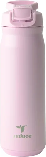 Miniatura 21 de REDUCE Hydrate Pro - Botella de agua aislada de acero inoxidable de 24 onzas, tapa abatible a prueba de fugas, apta para lavavajillas, sin BPA, Negro