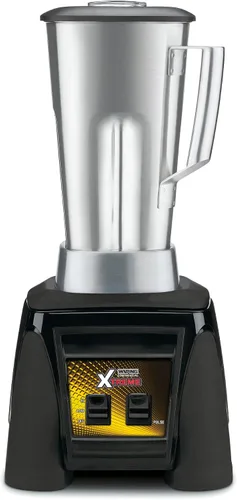 Waring Licuadora comercial MX1000XTS de 3.5 HP con interruptores de paleta, función de pulso y un recipiente de acero inoxidable de 64 oz, 120V,