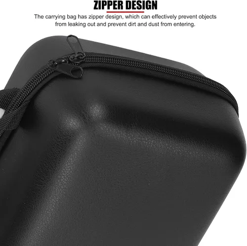 Miniatura 6 de Funda de transporte de herramientas rígida de EVA de 10 x 8 x 4 pulgadas, con capa exterior de piel sintética impermeable, bolsa de almacenamiento