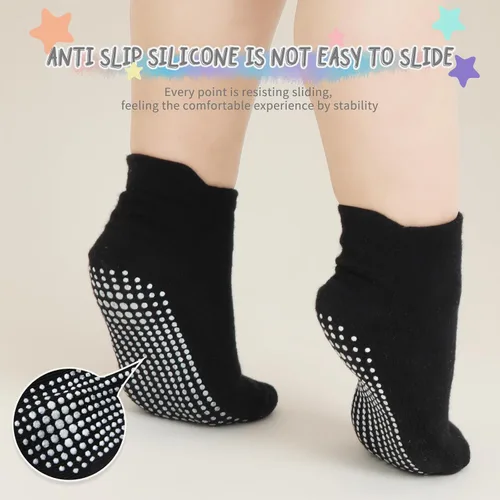 Miniatura 5 de Calcetines antideslizantes para bebés y niños pequeños, de algodón, 12 unidades, calcetines de tobillo lindos para recién nacidos, niños y niñas