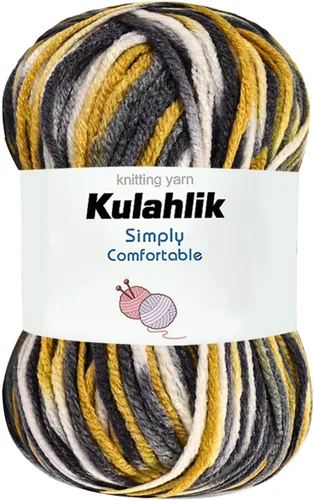 Miniatura 41 de 50g (1x50g) Hilo Acrílico para Crochet y Tejido, Hilo Degradado Colorido, 1 Rollo de Madejas, Hilo Acrílico Multicolor, Perfecto para Proyectos