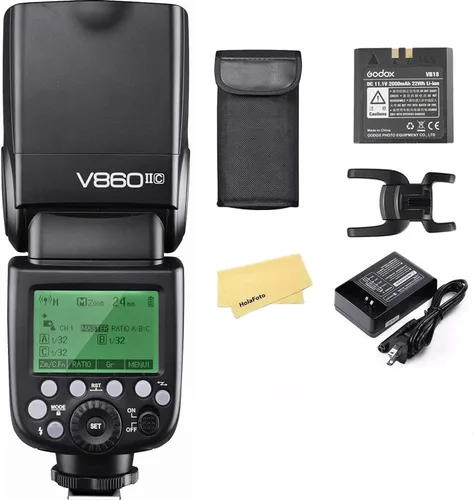 Miniatura 9 de Godox VING V860IIC TTL - Kit de flash de iones de litio para cámaras Canon